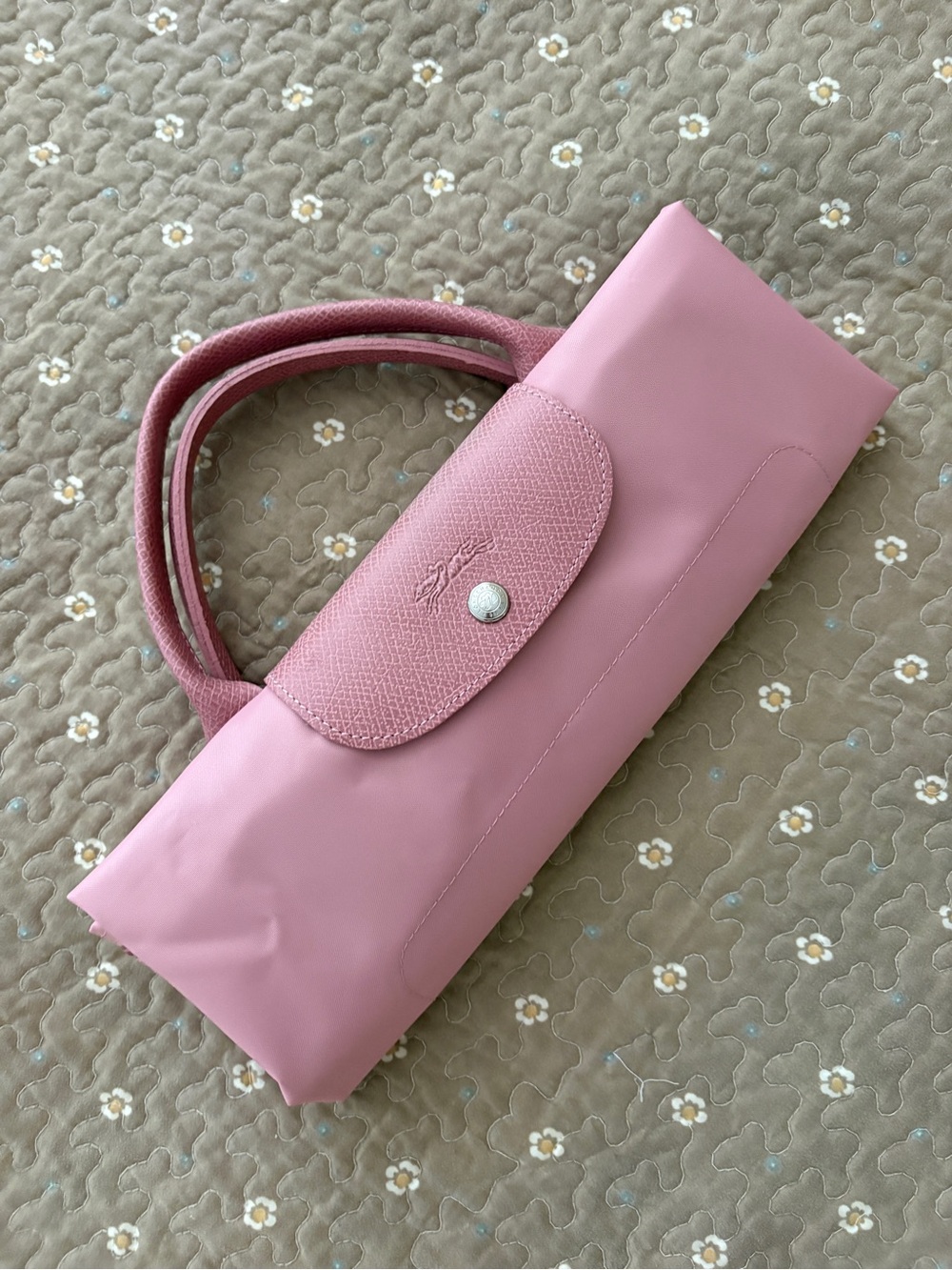 Longchamp Le Pliage Recycled Large Tote - Petal Pink - Picture 13 of 14